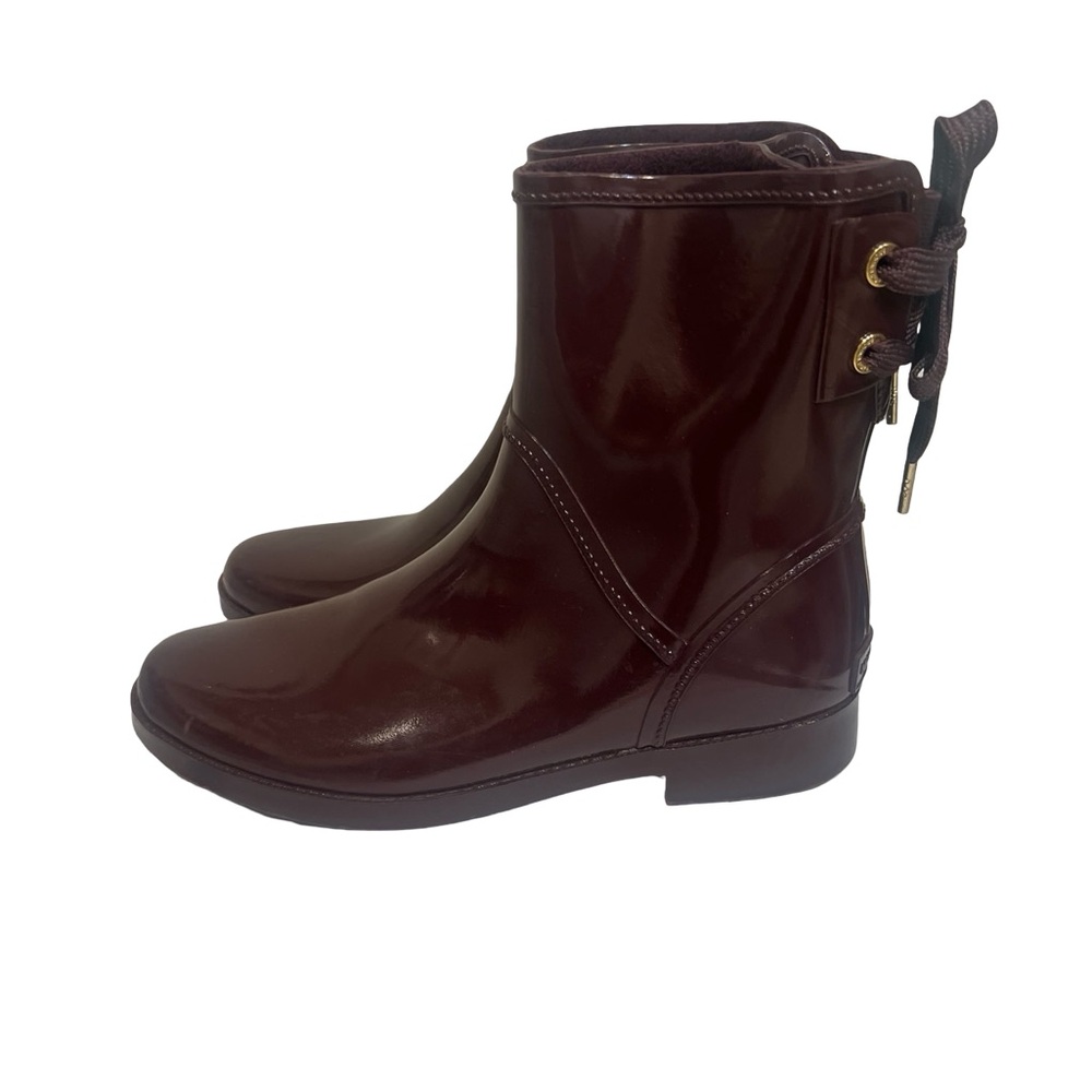 MICHAEL Michael Kors Glossy Dark burgundy Winter Boots 8